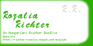 rozalia richter business card